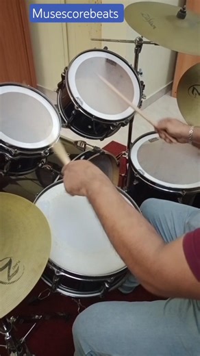 Drums playing #instruments #percussion #music #shorts #beat #rhythm #double #excersie #fleminemathew