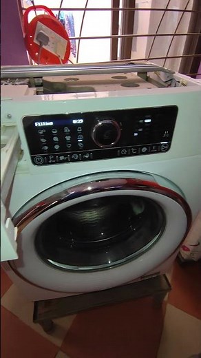 Water Filling in Whirlpool Front Load Fully Automatic Washing Machine