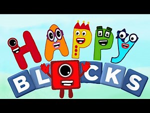 Alphabetblocks Intro Song But Happy with Spilling - Numberblocks Happy
