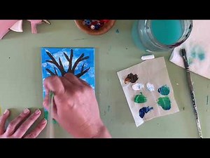 Make a Button Tree collage!