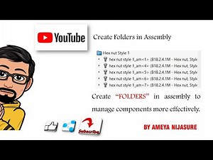 Quick Tips Shorts Solidworks Create Folders in Assembly
