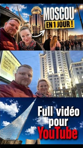 MOSCOU comme tu ne l’as JAMAIS vue 😳 Jour vs Nuit… le choc est réel !