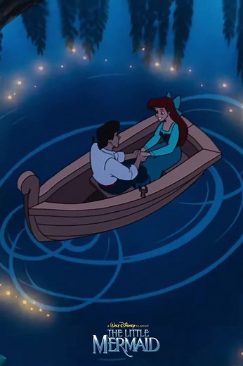 The Little Mermaid 1989. Kiss The Girl Happy Valentine’s Day 🌊🧜🏼‍♀️✨🦀🎶❤️💗💖💕