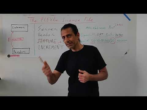 VLOG# 41 - Whiteboard video about the FLEXlm license file