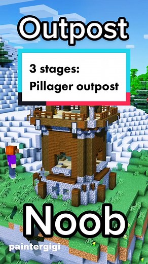 Exploring the 3 Stages of a Pillager Outpost in Minecraft