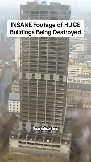 scary disasters on Instagram: "This Demolition Was So Crazy 😧😧 #implosion #demolition #construction #building #detonation #explosion #explosives #dynamite #collapsedbuilding #tnt #viralreels"