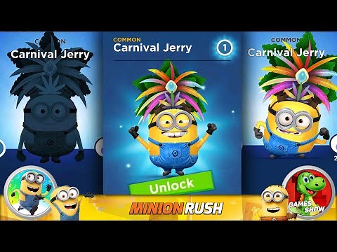 Carnival Jerry Unlock New Costume Minion Rush Despicable Me Armory Room 4 gameplay walkthrough
