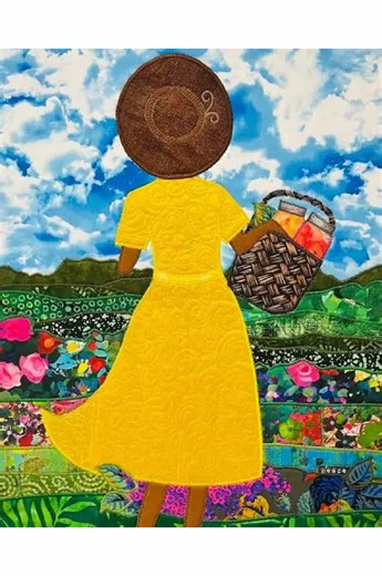 For women’s history month here’s a snippet of our quick impromptu interview with the amazing quilt artist @sherry_shinefiberart we had the pleasure of meeting her at the @harlemfinearts show a few weeks ago. Make sure to give her a follow and check out her amazing work. Thank you again Ms. Sherry 🙏🏾🥰🫶🏾 🎨🌳 #artinthepark128 #sherryshine #blackart #womenshistorymonth #welearnincolor