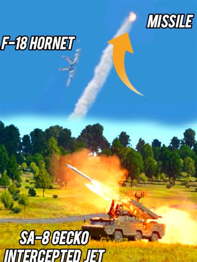 SA-8 Gecko vs F-18 Hornet in War Thunder