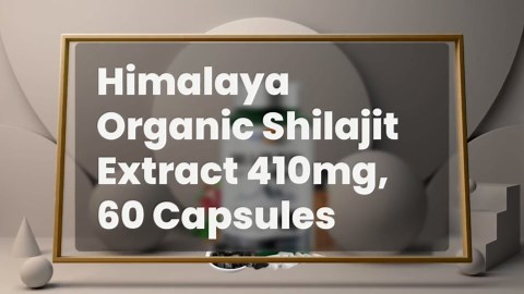 Shilajit Ultra Optimal Potency, Energy and Immune Support, Plant Based Nutrients, Himalayan Organic, Shilajit Extract 410mg, GMP, Made in USA 60 Capsules