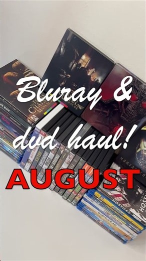 Huge Bluray & dvd Haul! Monthly Movie pick ups! #bluray #dvd #moviecollection
