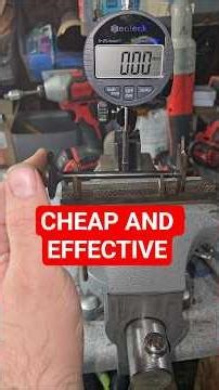 Budget DIY Valve Runout Testing - Making Jig Using Spade Bits and a Vice! #diy #mechanic #valve #fyp