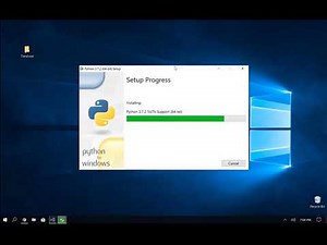 Downloading and Installing Python 3.7.2 x64