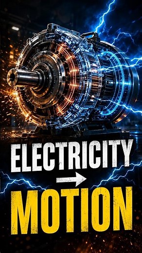 How Electric Motors Work ⚡ | How Electricity Becomes Motion in Seconds! 🤯 #engineering #facts