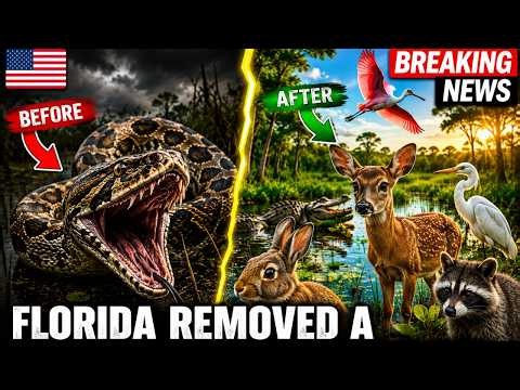 How Florida's War on Pythons Brought Wildlife Back from the Brink Florida began removing invasive