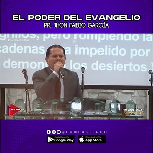 El PODER del evangelio, Pr. Jhon Fabio García. #JesúsTeAma Ver más en: https://bit.ly/mediosps | Poder Stereo Live Tv