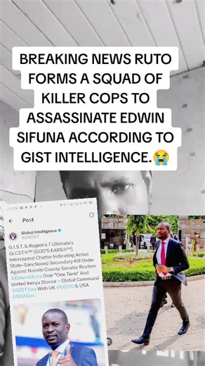 Government's Alleged Plan Against Senator Edwin Sifuna