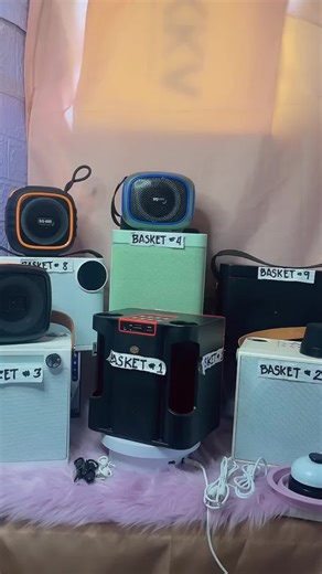 Wireless Phone Stand & Portable RGB Bluetooth Speaker with Bass for Computer Mobile Movies