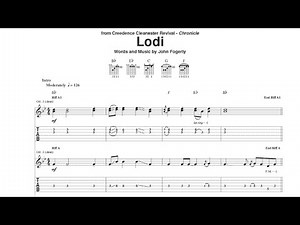 Lodi - Creedence Clearwater Revival | Guitar Lesson | With Tab | Guitar Songbook