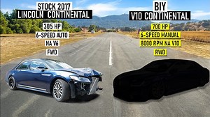 These YouTubers Are Triton V10–Swapping A 2017 Lincoln Continental And I Can't Wait For The Result - Jalopnik