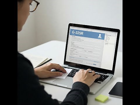 How to Fill Out Form USCIS G-325R: Biographic Information (Registration) Online