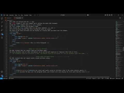 HTML Revision full course in front of code run real time