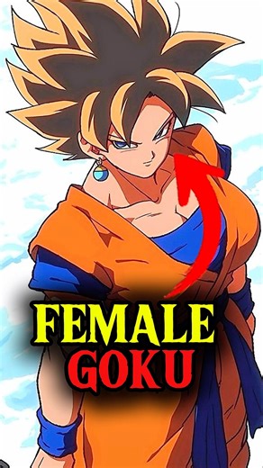 What If Goku Was a Girl?! 😱🔥 Dragon Ball Would Change! #animeshorts