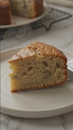 Easy Eggless Banana Cake Recipe | Soft & Moist Homemade Banana Cake