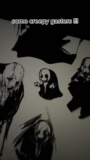 Creepy Gaster Fan Art Collection | Undertale Horror Drawings
