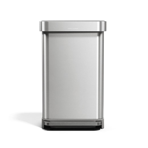 Simplehuman 45L Step trash Can Stainless Steel with Grey Lid and Smoke Pedal - Samsclub.com