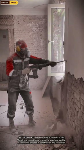 Wall Demolition Process Using Power Tools for Fast and Efficient Removal