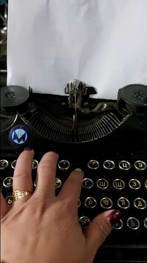 RUSSIAN TYPEWRITER KEYBOARD #short