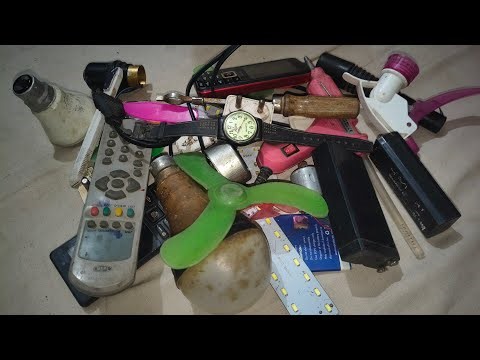 Scrap Electronics Collection – Old Remotes, Fans & Parts That Still Matter 🔧