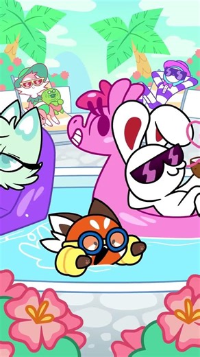 A perfect day to be lazy on 😎 #animation #chiknnuggit #shorts #cartoon #viral #funny #cute