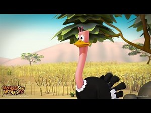 MACACO VÊ, MACACO FAZ | Avestruz dança | Monkey See Monkey Do