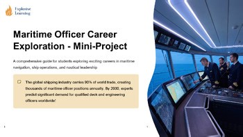 Maritime Officer Careers Starter Bundle | Editable Career Exploration PowerPoint