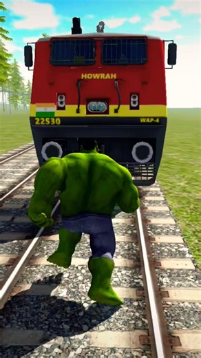 hulk 😈 😈 😈 😈 Ne train ke samne aa gaya viral video #shorts