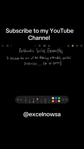 Sequences and Series | Arithmetic series application and examples #maths #grade12 #mathematics #tutorials #extraclass #sequencesandseries #numberpattern