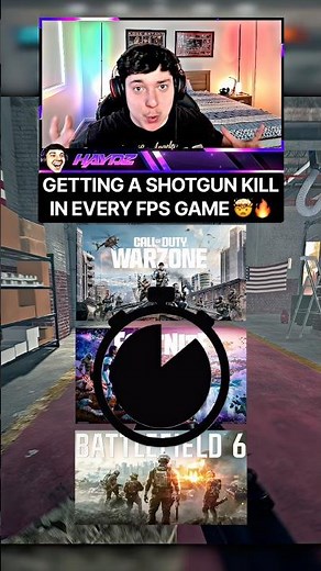 GETTING A SHOTGUN KILL IN EVERY FPS GAME 🤯🔥