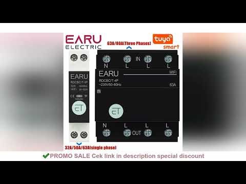 Smart WiFi Circuit Breaker Time Timer Relay Switch Smart Home House Voice Remote Control by TUYA APP