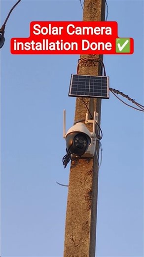 Secureye Solar Pt Camera installation work done ✅💯✅
