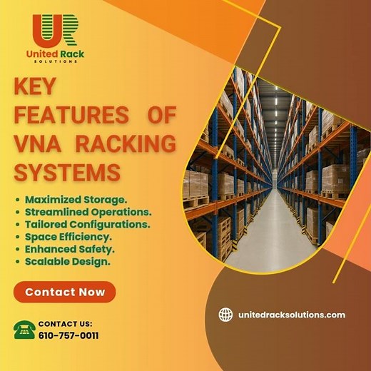 Maximize Warehouse Efficiency with VNA Racking Systems #VNAStorage #Warehouse #UnitedRackSolutions