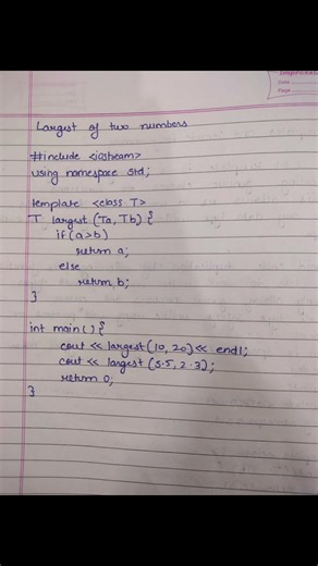 Templates and generic programming | C++