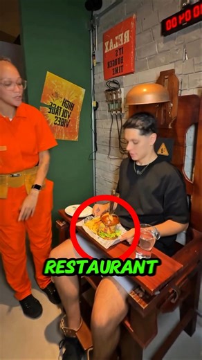 This Restaurant Looks Like a Jail But Serves a MASSIVE Burger!🍔😱