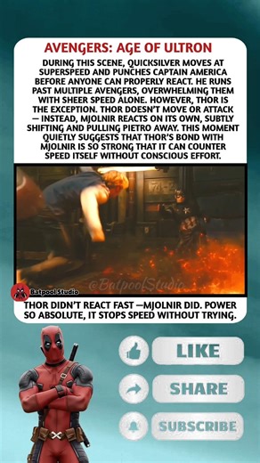 Thor Was the Only One Who Stopped Quicksilver | Avengers: Age of Ultron