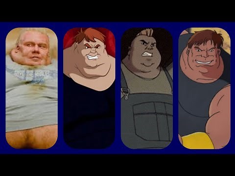 "The Blob" Evolution in Cartoons and Movies (Marvel Comics)