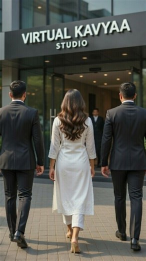 it's_kavyaa___❤️ | Royal Entry of Virtual Kavyaa in her virtual studio.. Follow @virtual_kavya_ #royalentry #virtual_kavya_ai #aiinfluencer #entrance... | Instagram