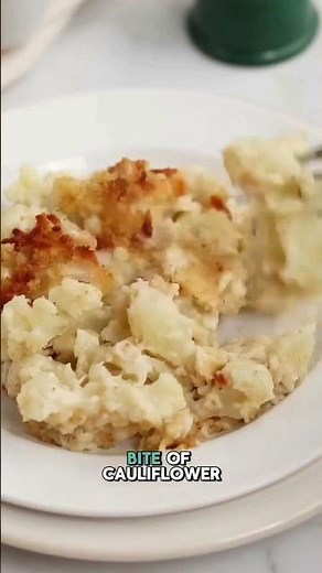 Cauliflower Au Gratin #allthingsmamma #sidedish #easyrecipe #food