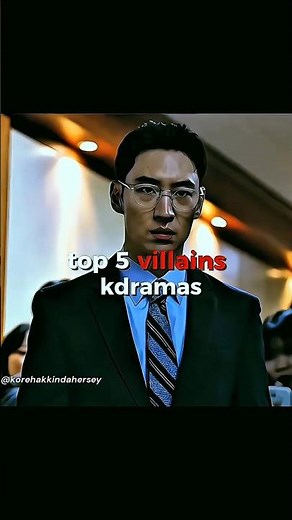 Top 5 best villains kdramas #shorts #kdrama #villian