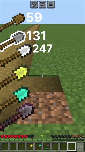 all shovel vs Dirt path #minecraft